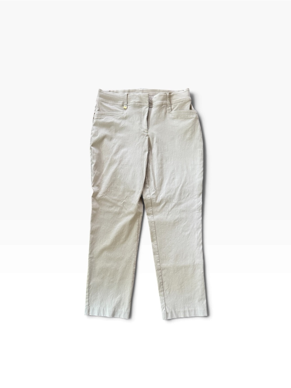 JM Collection women’s Straight-Leg pants in Light Cream - 10P